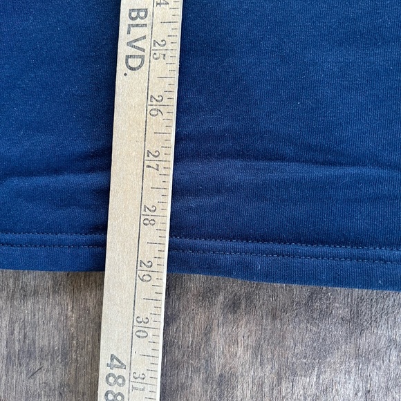 Drifire Sweater Mens Large 1/4 Zip Pullover Navy FR Flame Resistant Made In USA - Picture 10 of 11